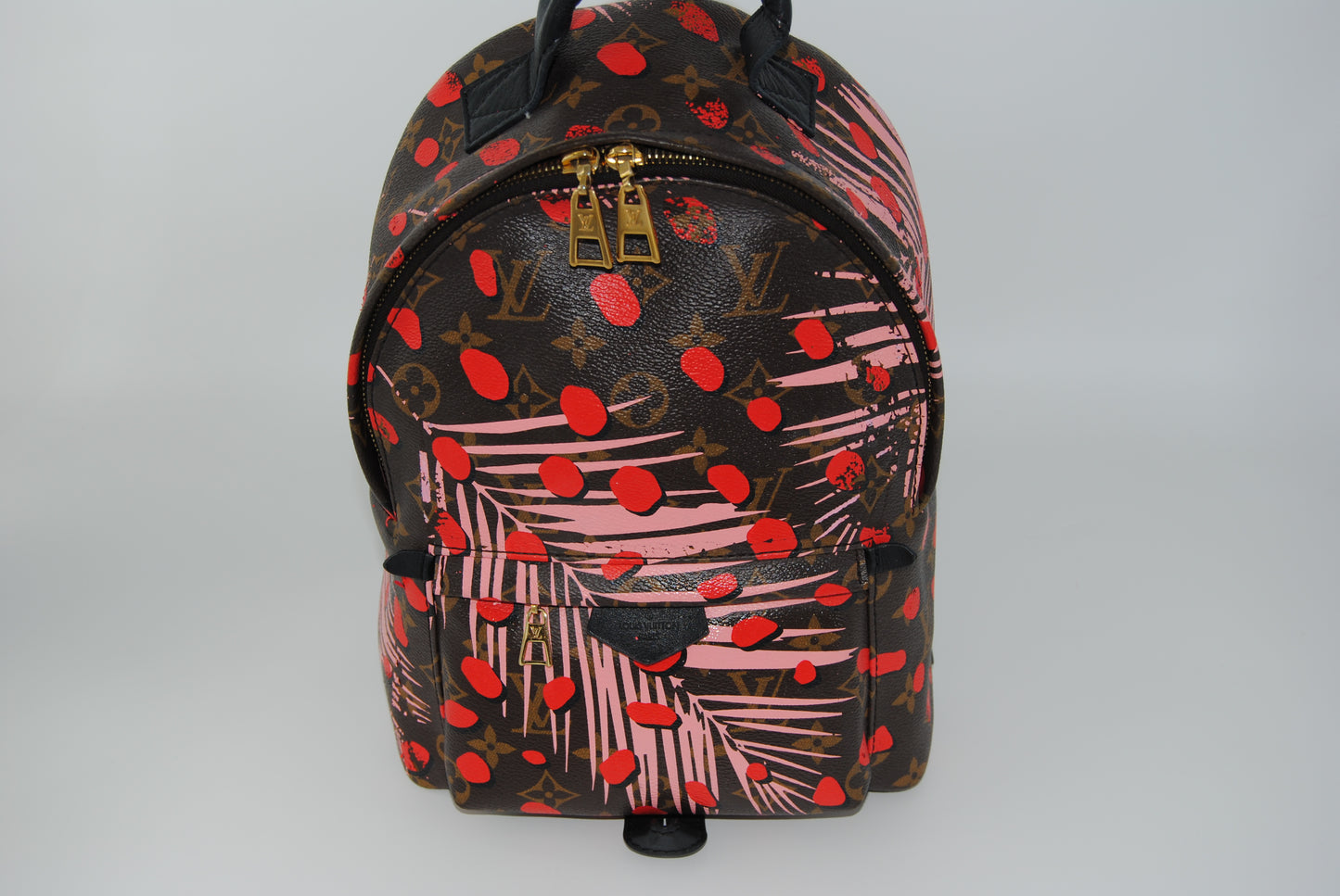 Louis Vuitton Monogram Jungle Dots Palm Springs Backpack PM Sugar Pink Poppy