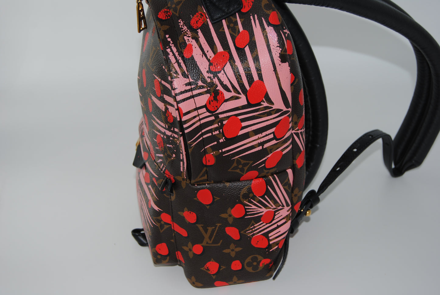 Louis Vuitton Monogram Jungle Dots Palm Springs Backpack PM Sugar Pink Poppy