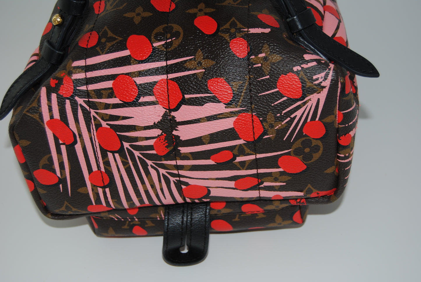 Louis Vuitton Monogram Jungle Dots Palm Springs Backpack PM Sugar Pink Poppy