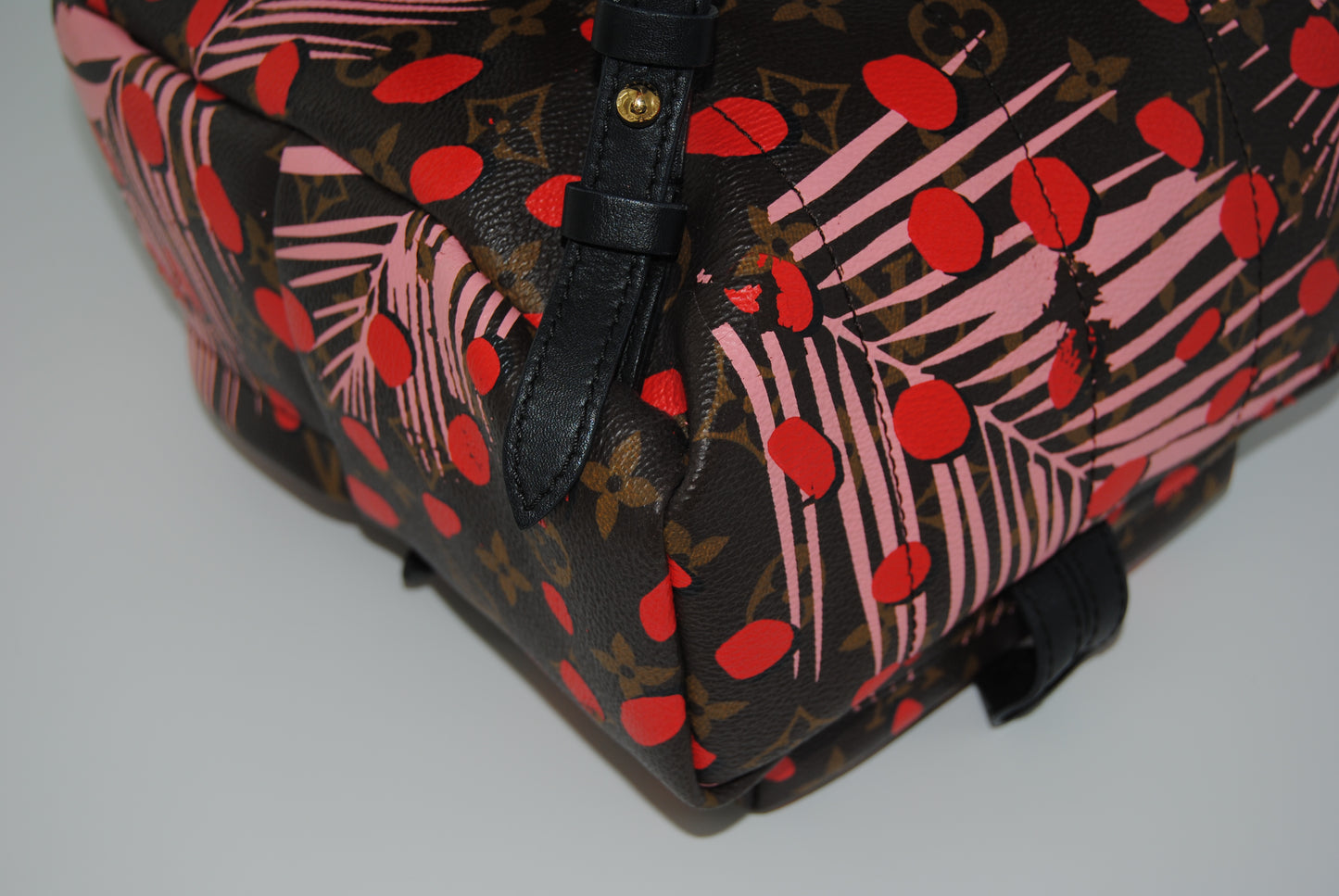 Louis Vuitton Monogram Jungle Dots Palm Springs Backpack PM Sugar Pink Poppy