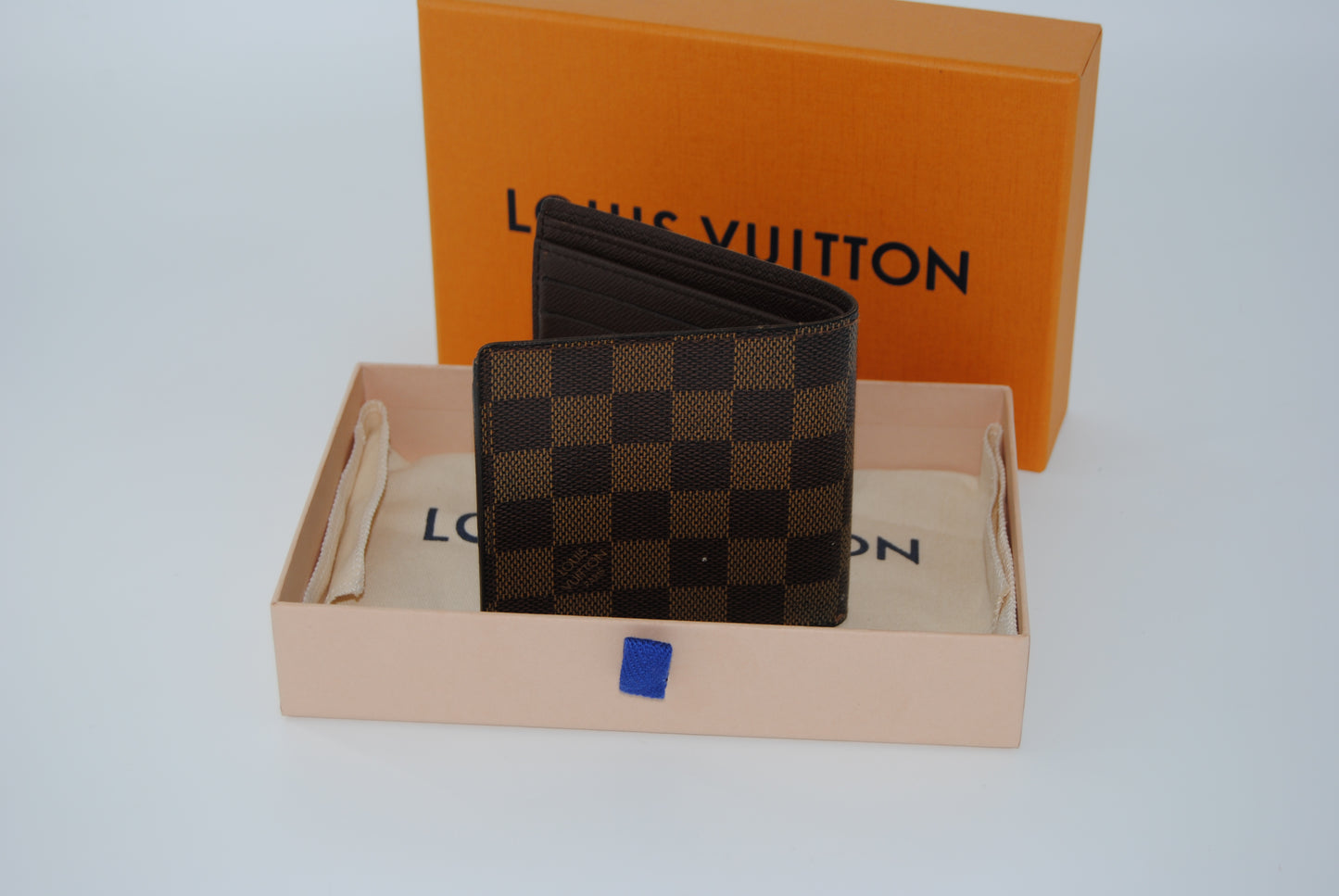 Louis Vuitton Damier Ebene Portefeuille Marco Bifold