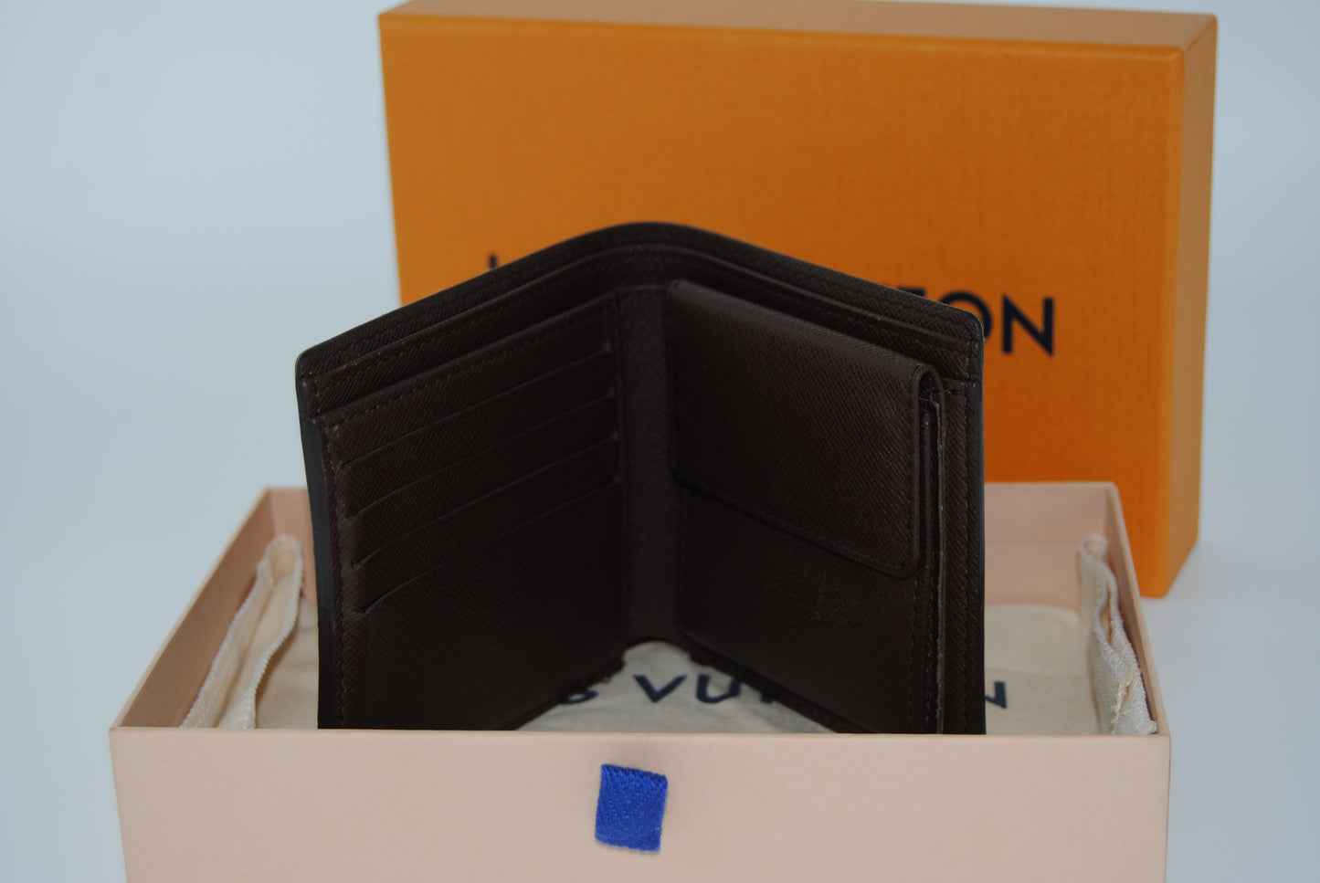 Louis Vuitton Damier Ebene Portefeuille Marco Bifold