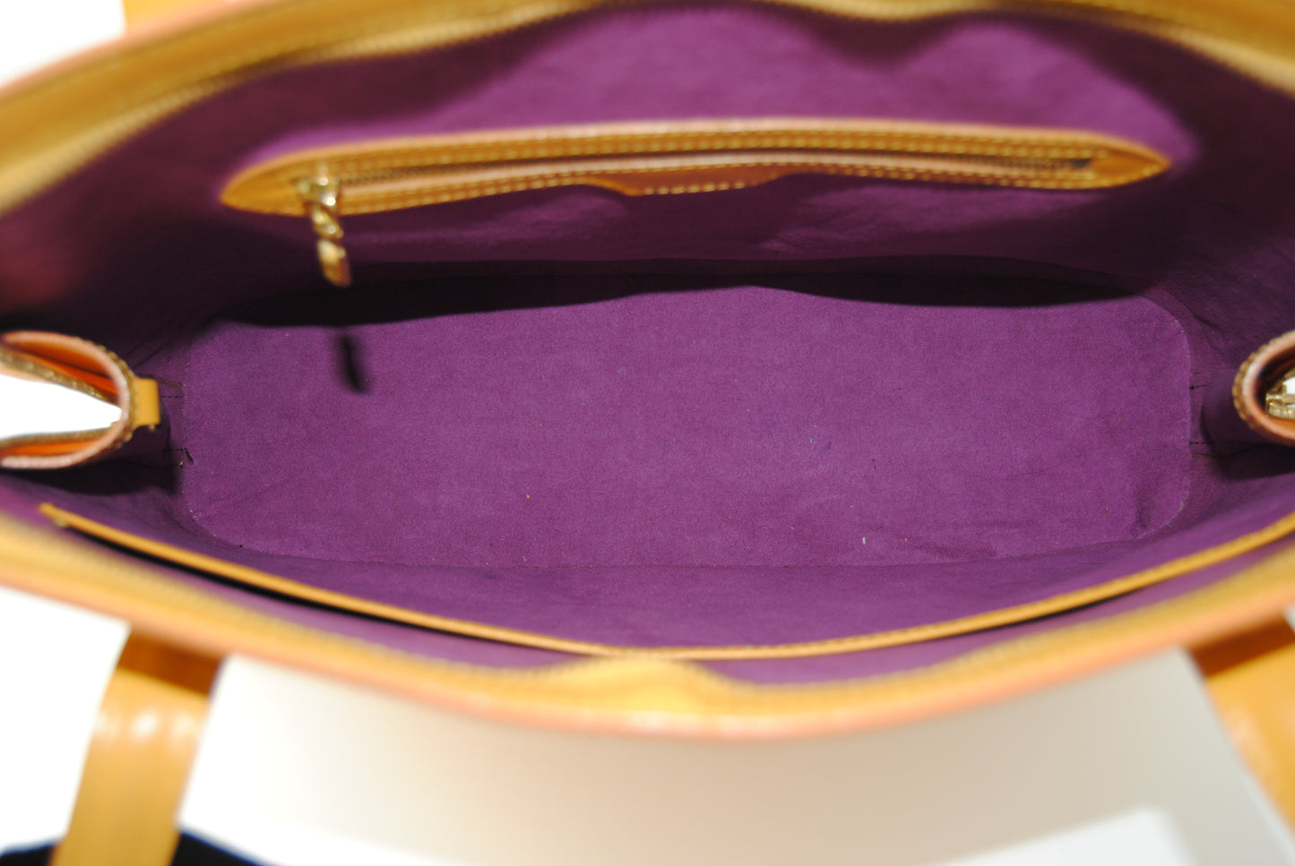 Louis Vuitton Epi Lussac Handbag Yellow