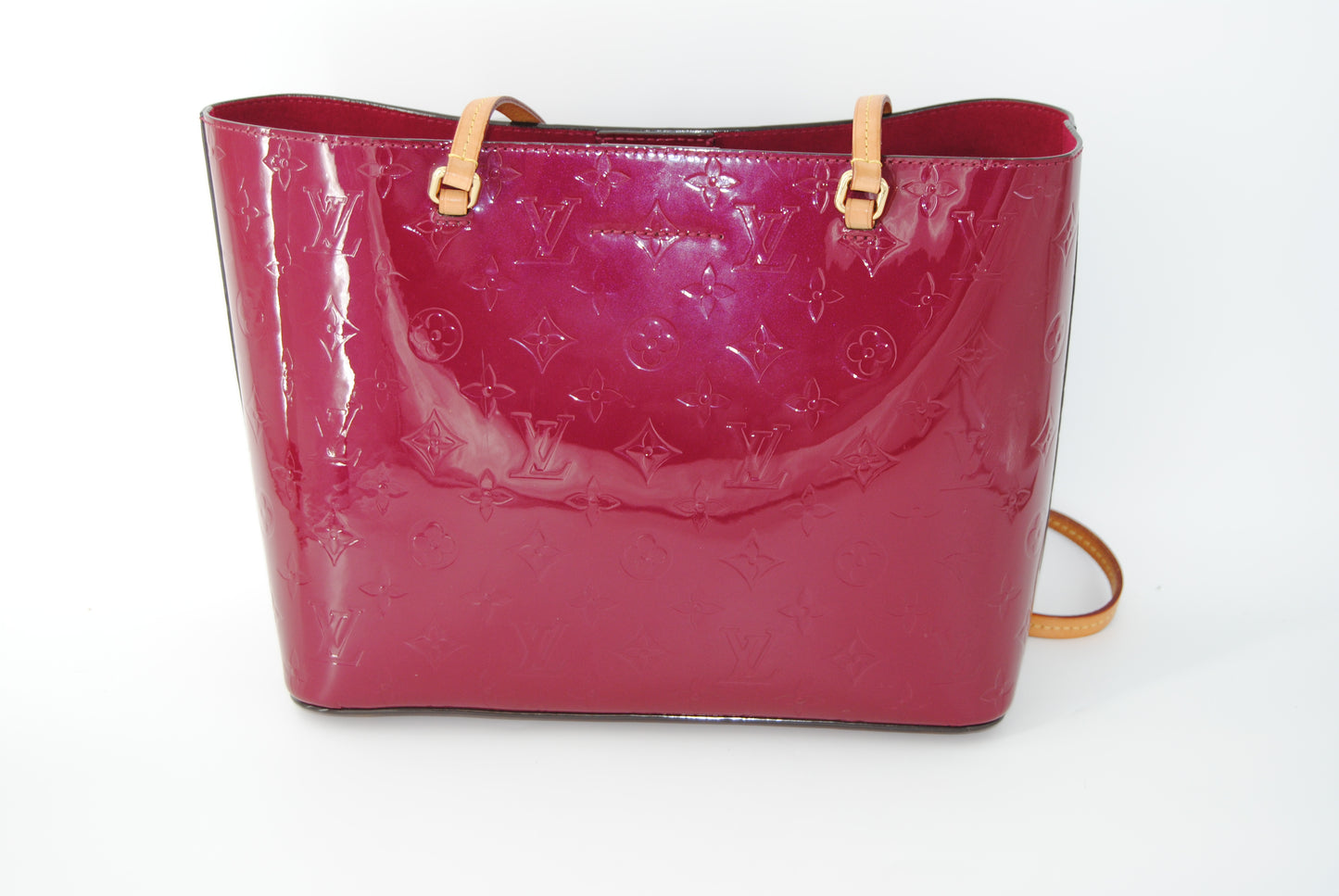 Louis Vuitton Monogram Vernis Long Beach Burgundy