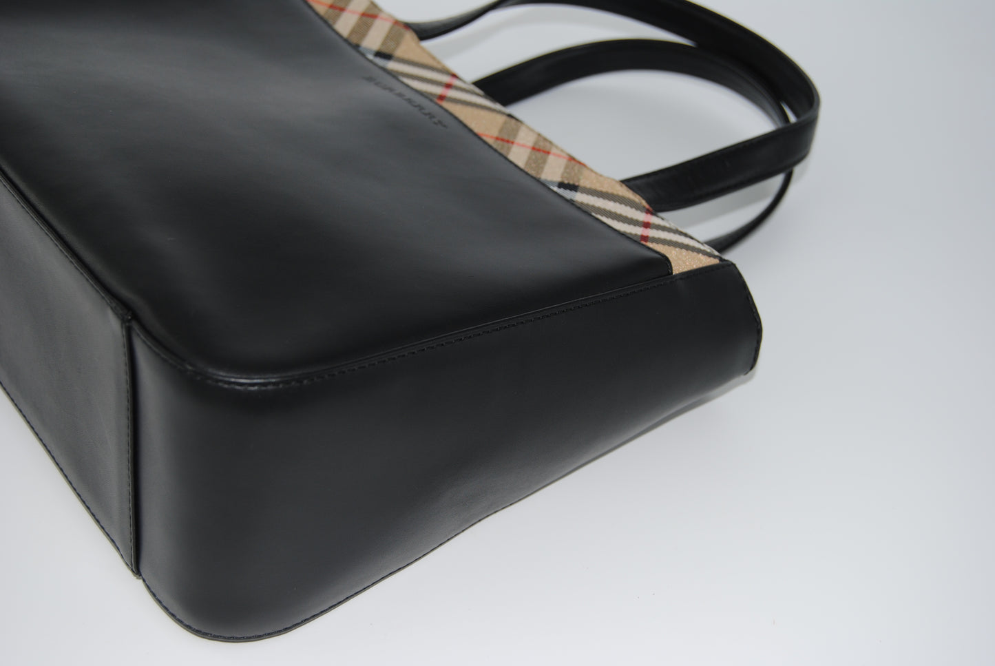 Burberry Leather Tote Bag Black