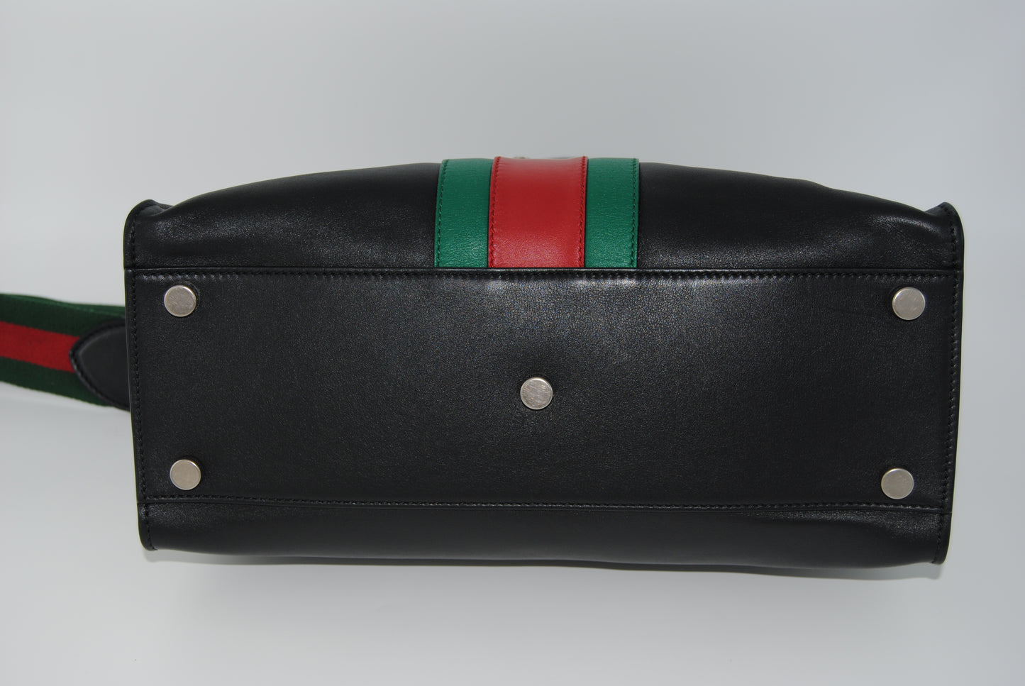 Gucci Web Dionysus Top Handle Bag Leather Large