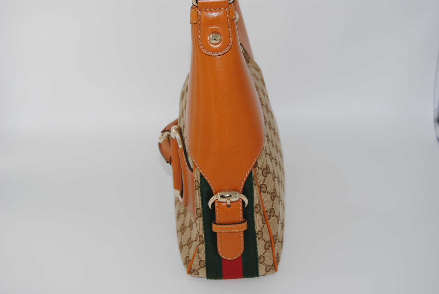 Gucci Web Horsebit Heritage Hobo