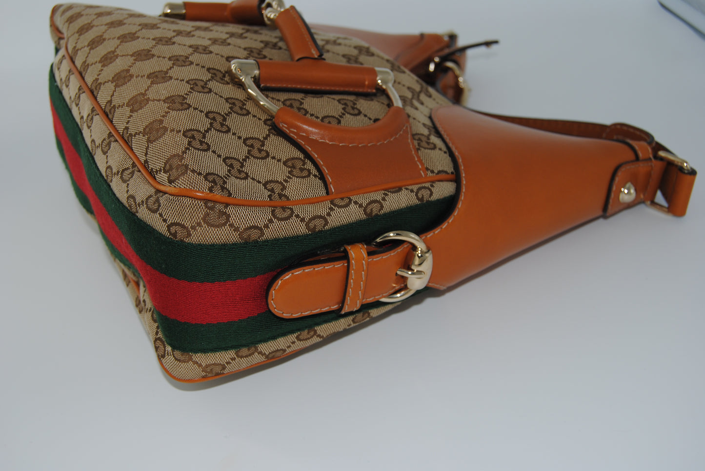 Gucci Web Horsebit Heritage Hobo