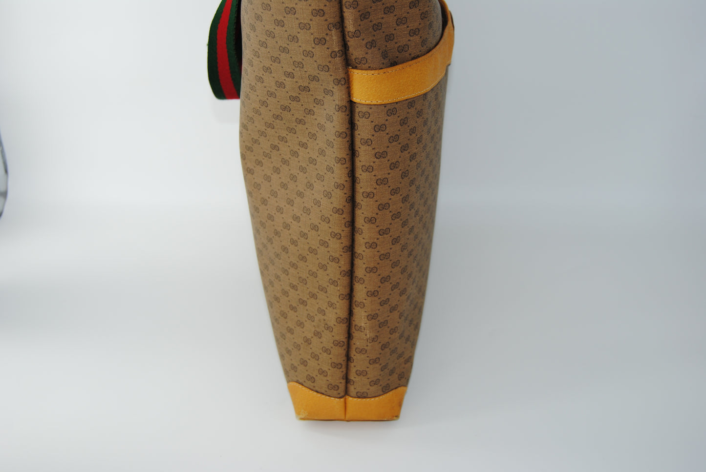Gucci Vintage Supreme Tote Light Brown