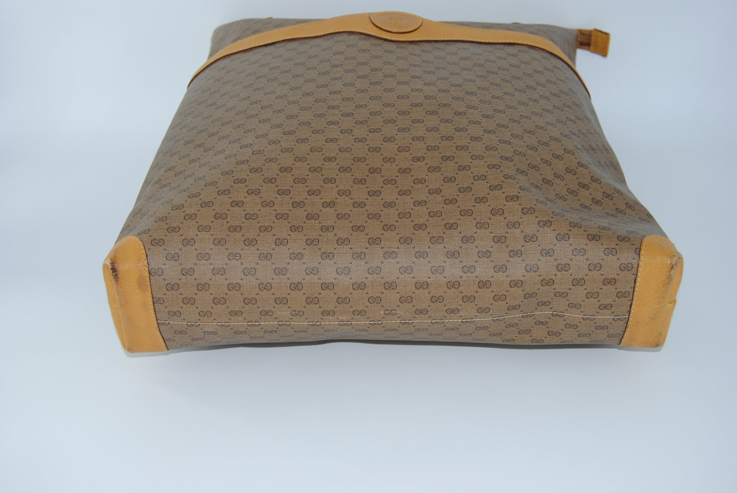Gucci Vintage Supreme Tote Light Brown