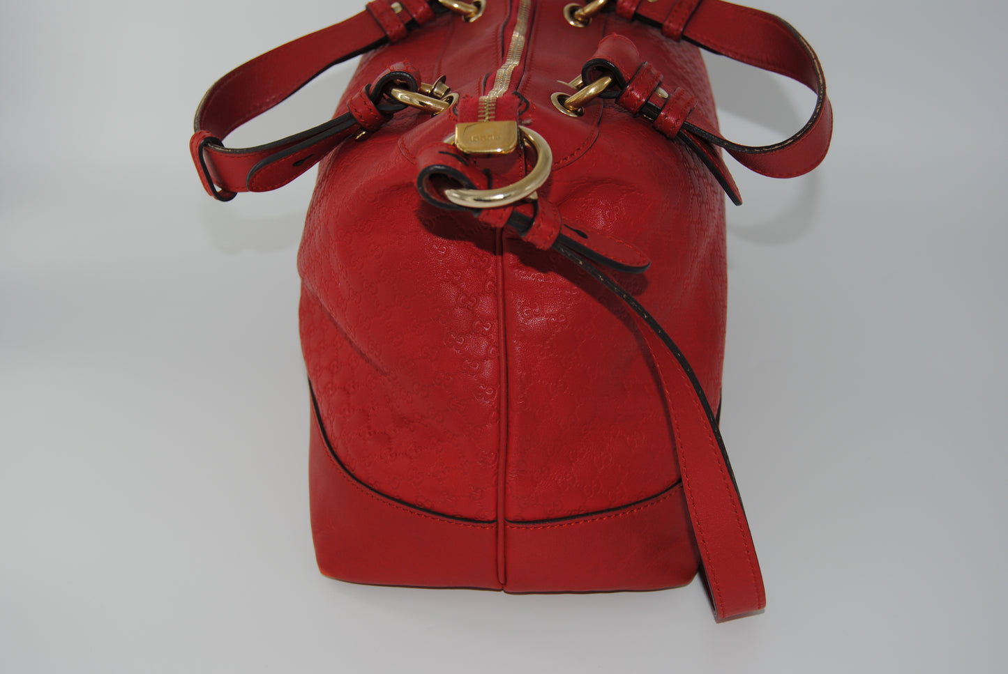 Gucci Micro Guccisima Leather Valentine Red