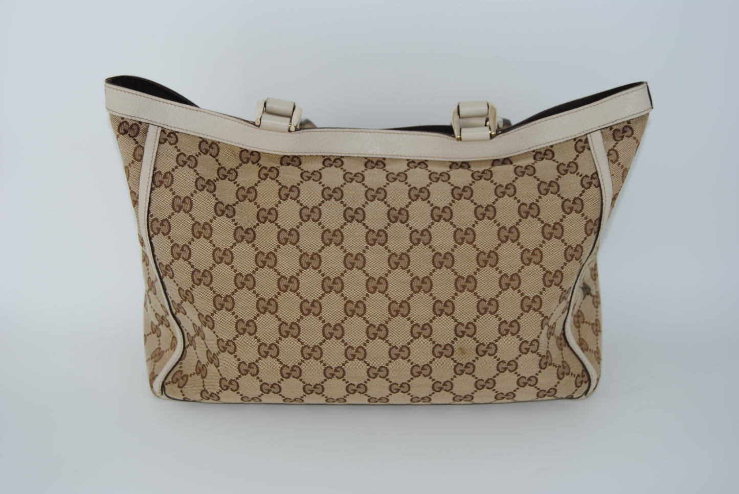 Gucci GG Canvas Abbey Brown Pre Owned