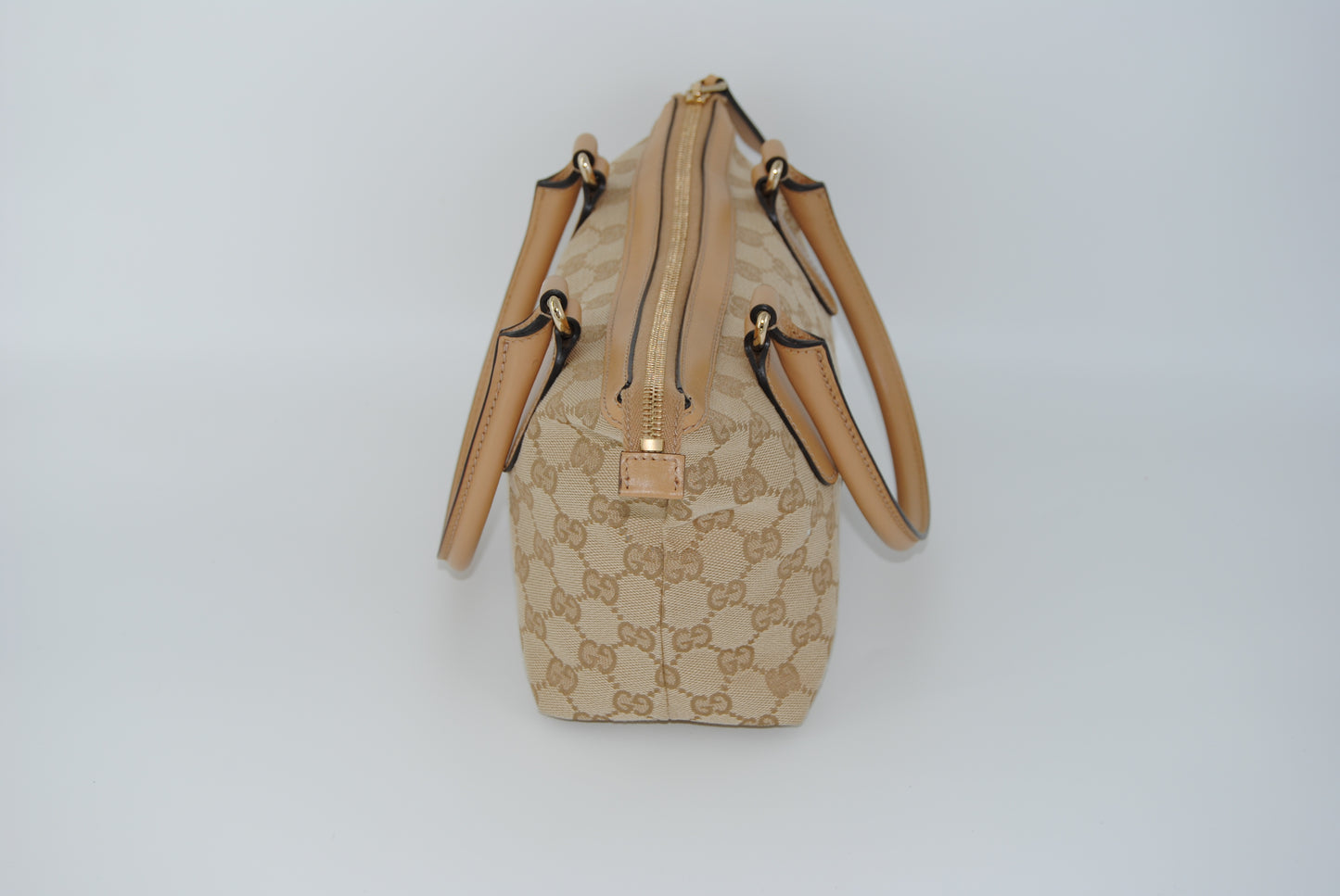 Gucci GG Canvas Handle Bag Pre Owned