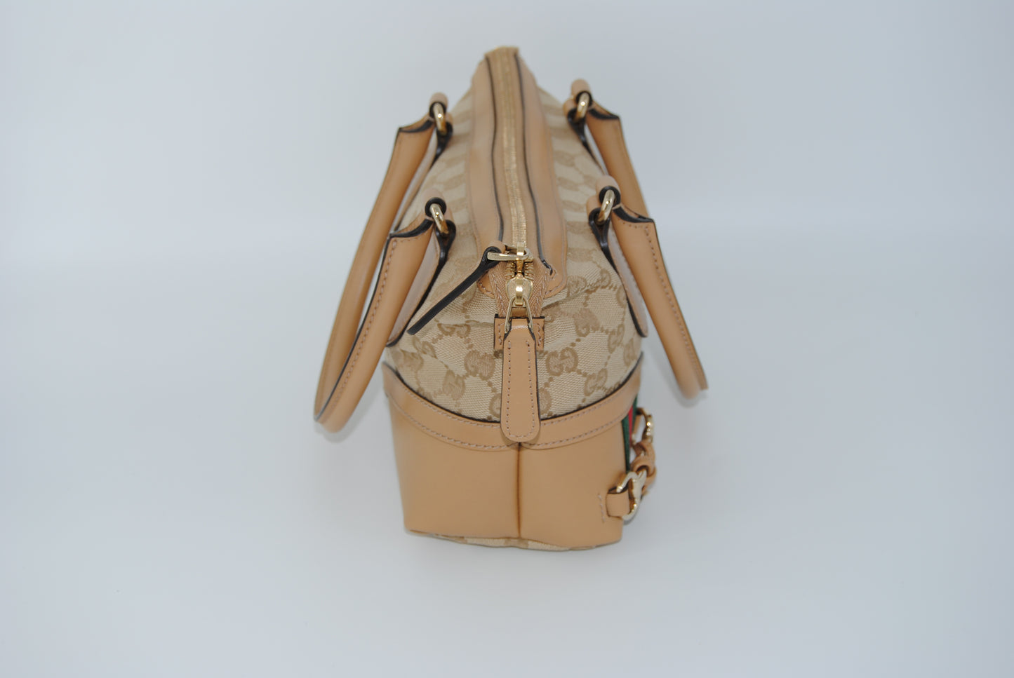 Gucci GG Canvas Handle Bag Pre Owned