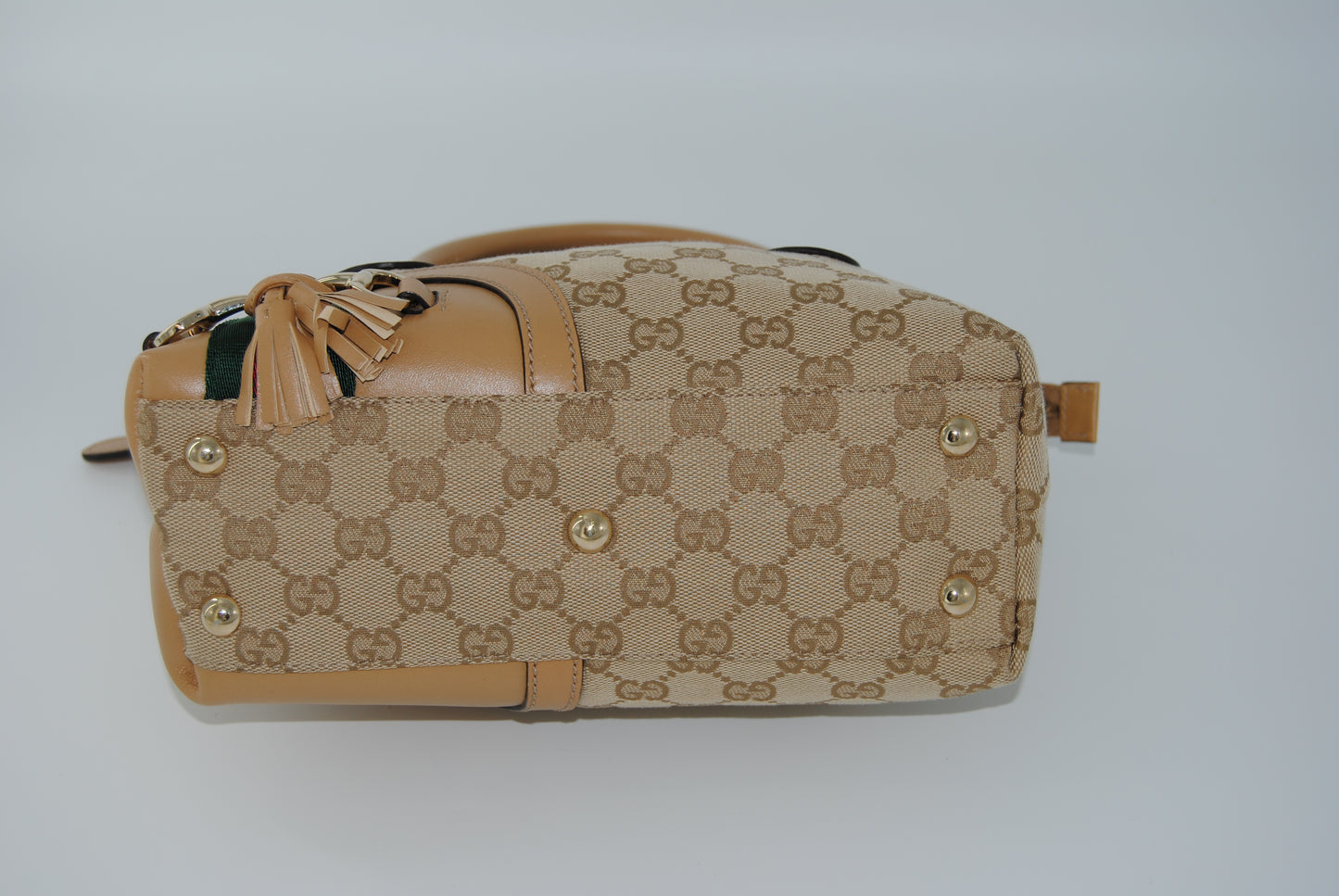 Gucci GG Canvas Handle Bag Pre Owned