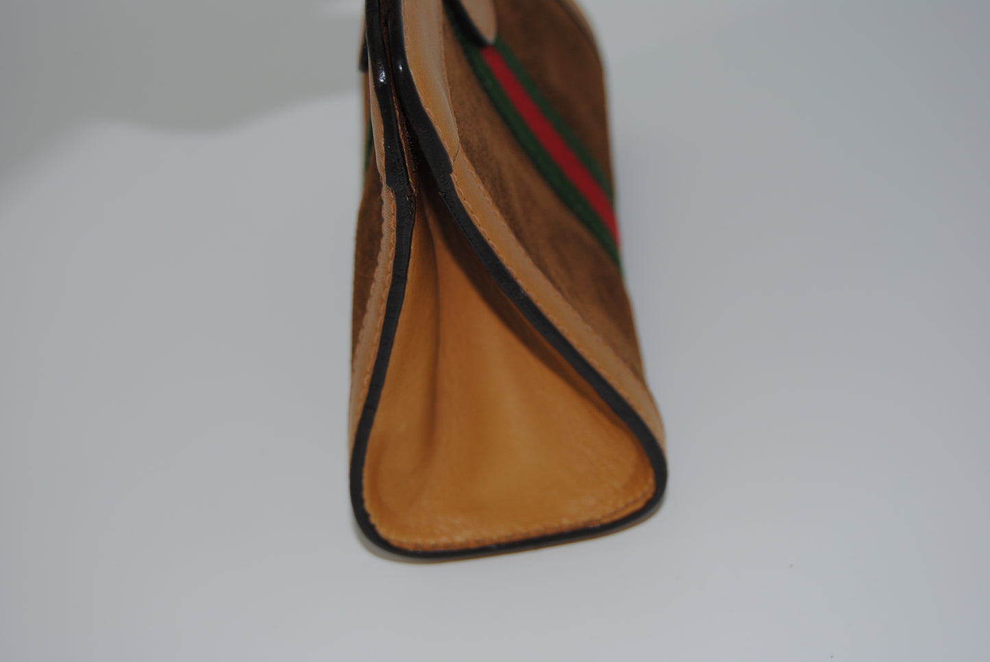 Gucci Web Sheer Suede Vintage