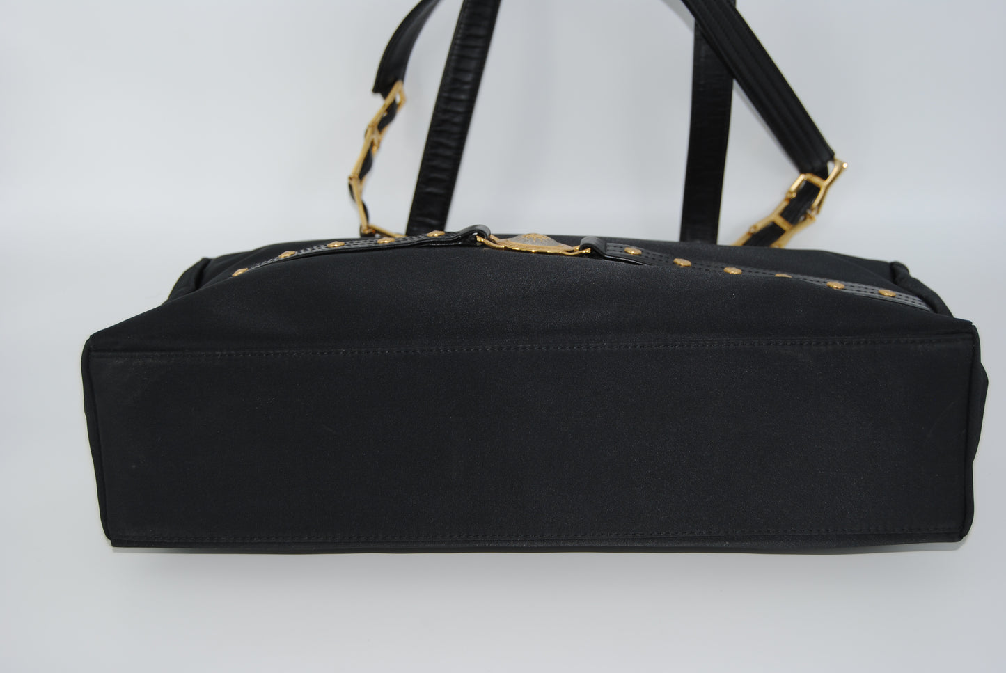Gianni Versace Large Black Nylon Vintage