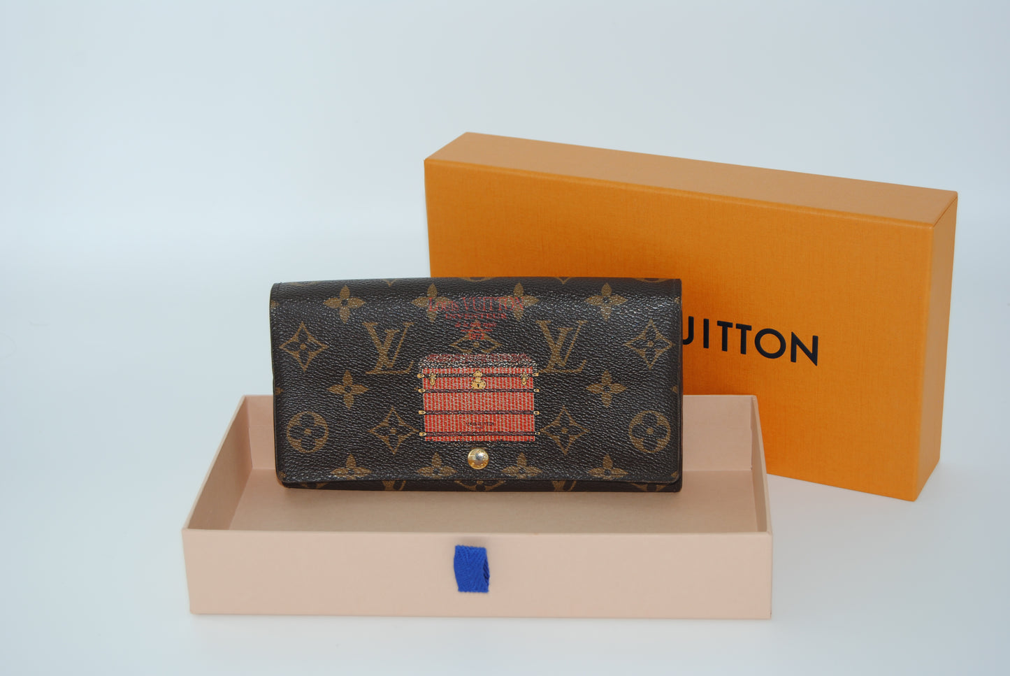 Louis Vuitton Trunk & Rock Portefeuille Sarah Wallet Pre- Owned