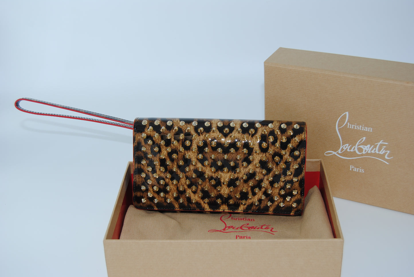 Christian Louboutin Macaron Animal Print Wallet