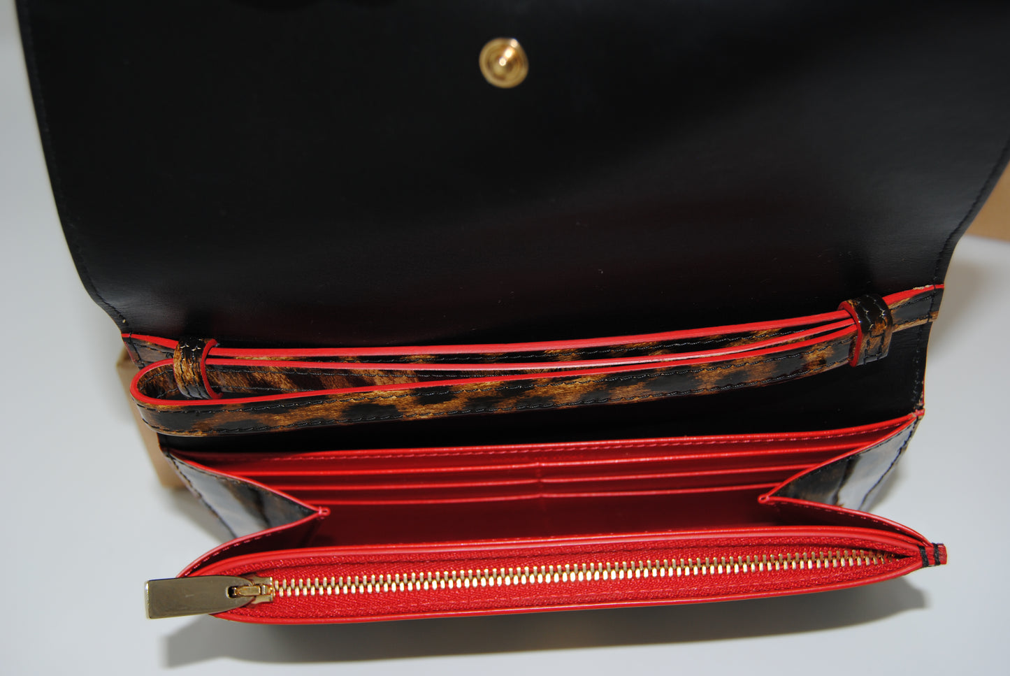 Christian Louboutin Macaron Animal Print Wallet