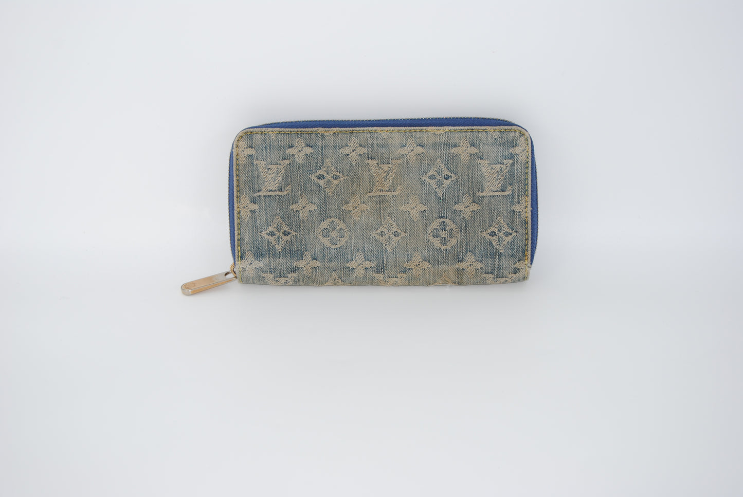 Louis Vuitton Monogram Denim Wallet Pre Owned