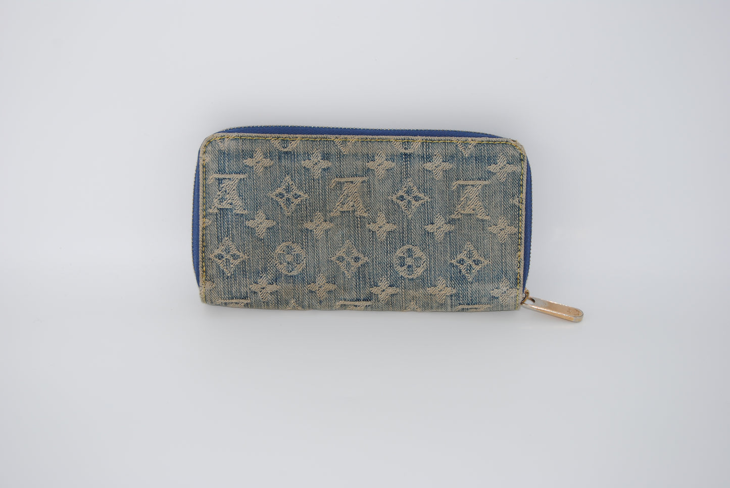 Louis Vuitton Monogram Denim Wallet Pre Owned