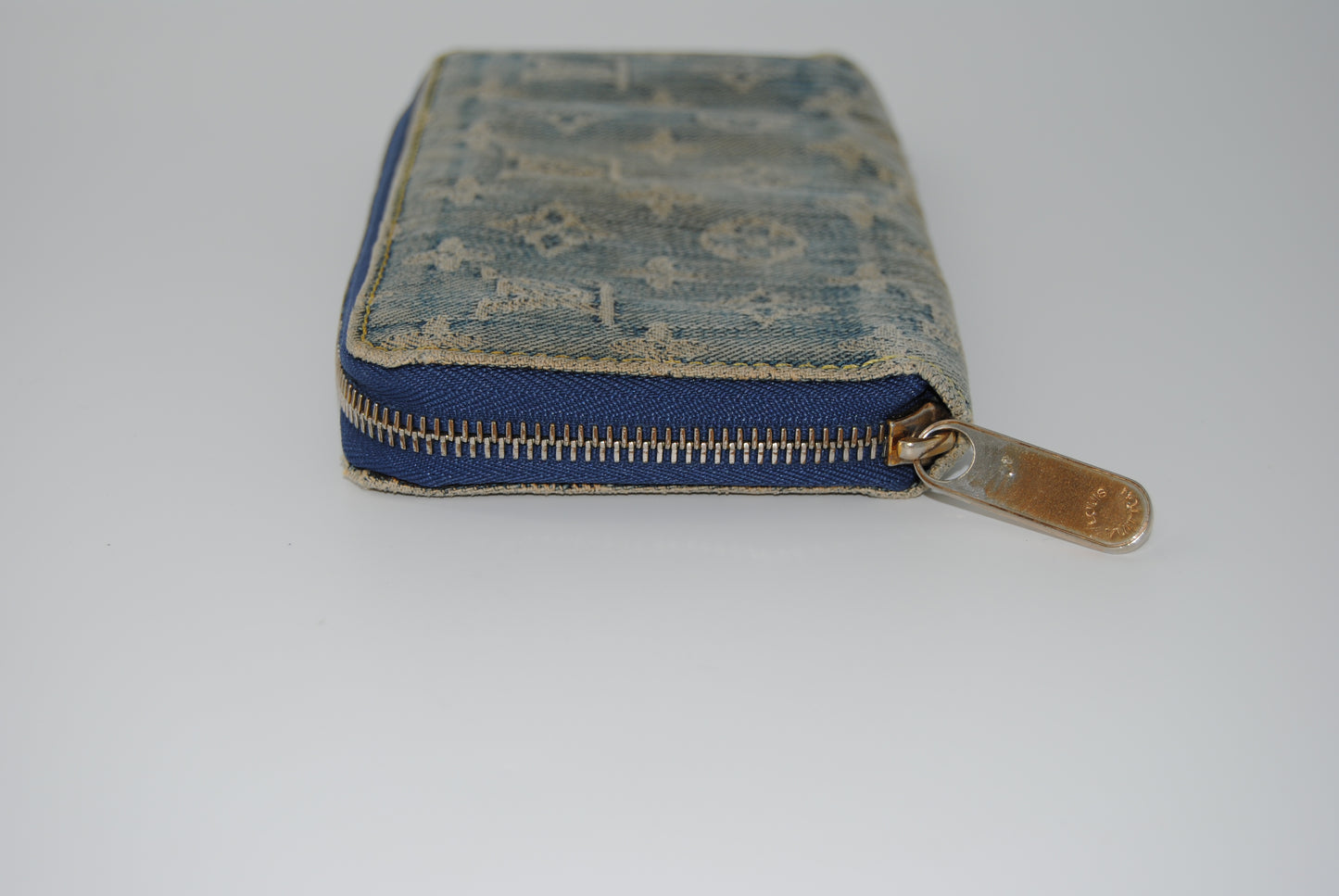 Louis Vuitton Monogram Denim Wallet Pre Owned