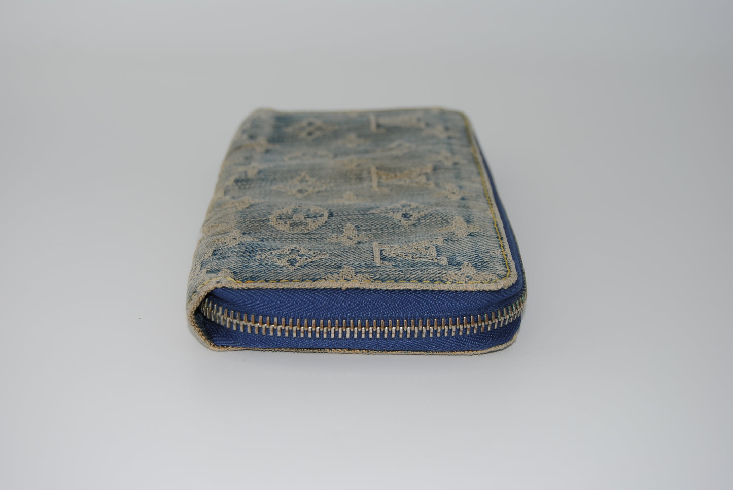 Louis Vuitton Monogram Denim Wallet Pre Owned