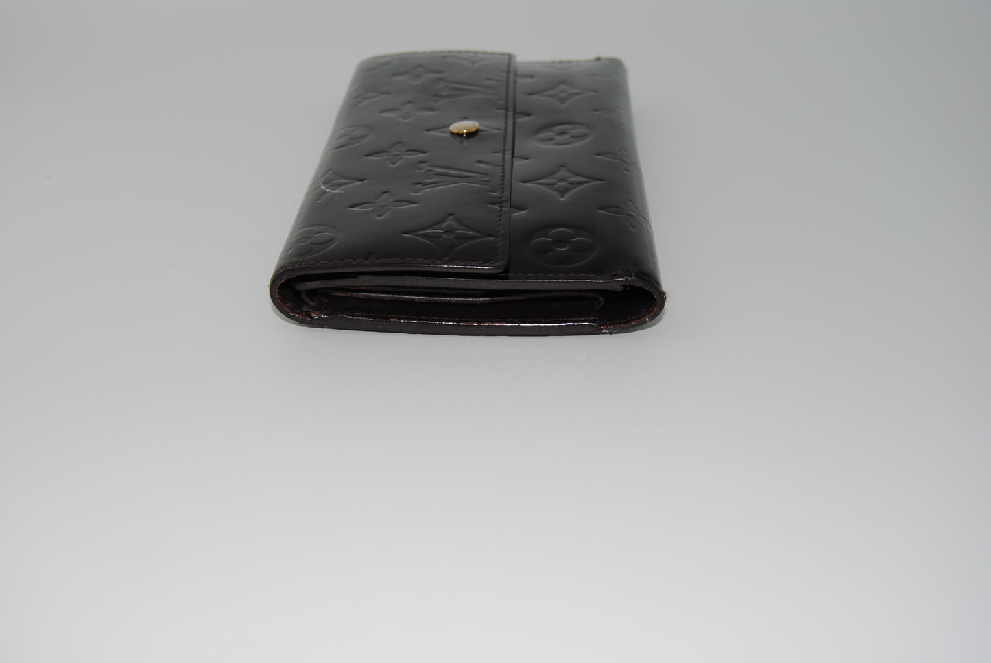 Louis Vuitton Monogram Vernis Amarante Sarah Wallet