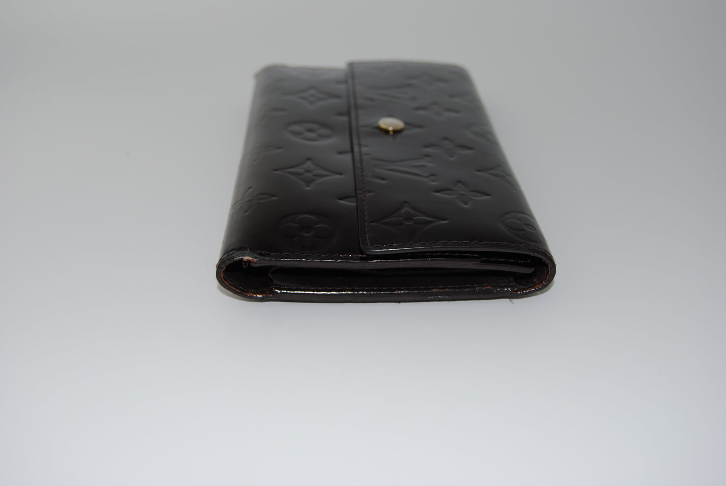Louis Vuitton Monogram Vernis Amarante Sarah Wallet