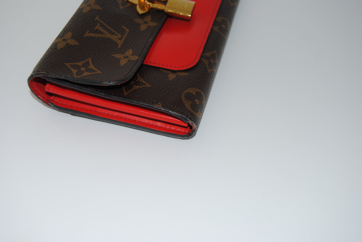 Louis Vuitton Coquelicot Monogram Canvas Flowers Wallet Pre Owned