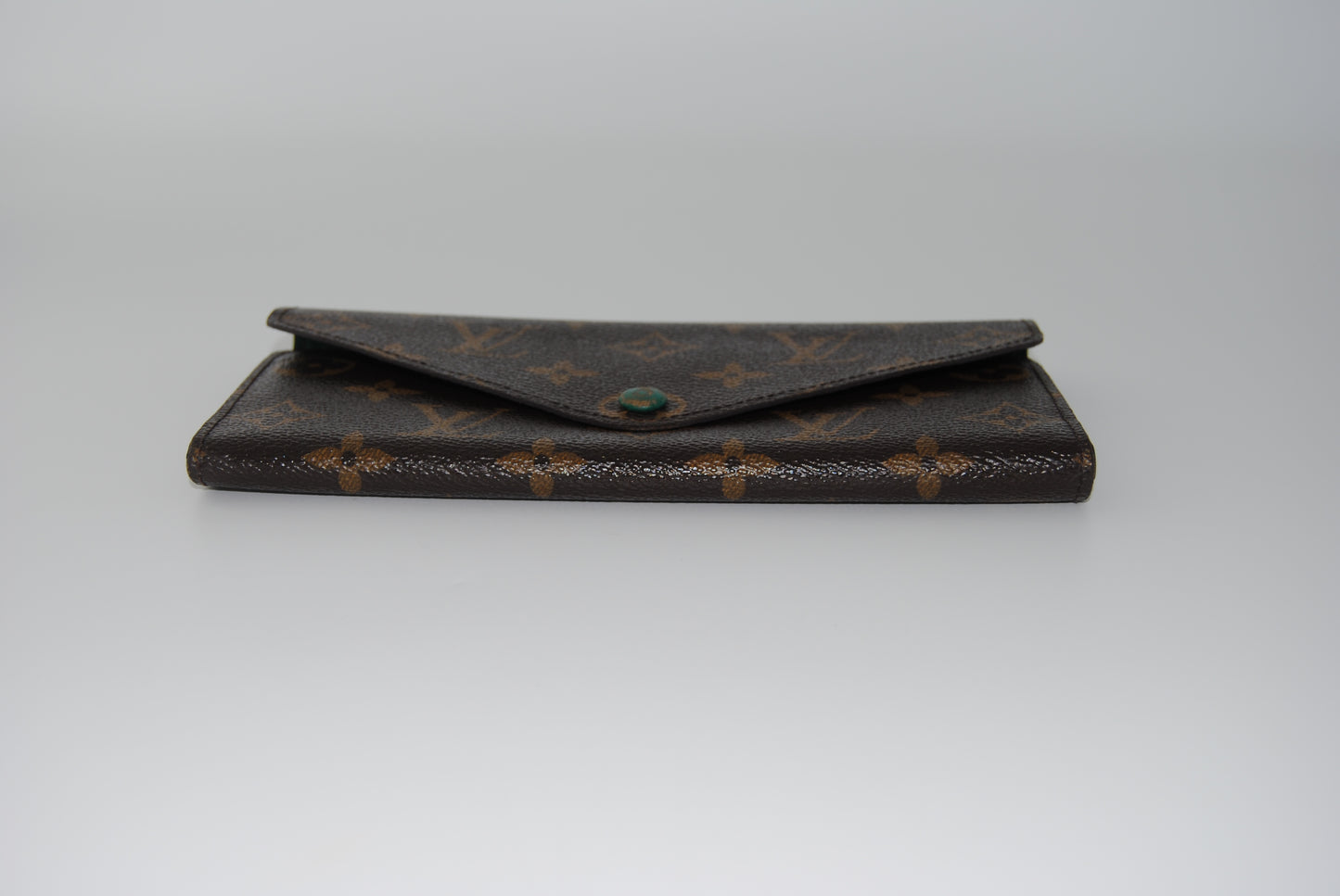 Louis Vuitton Monogram Emilie Wallet Green Pre Owned