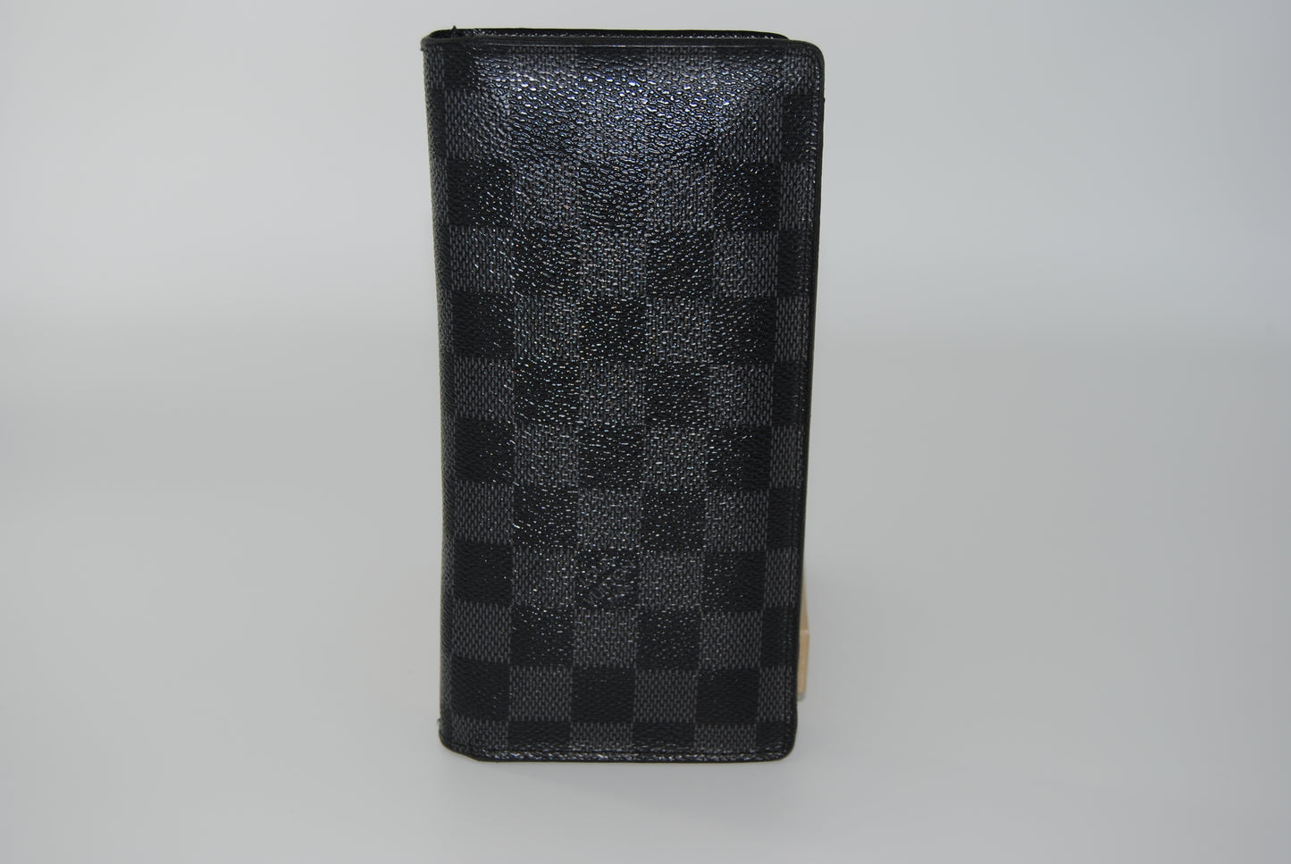 Louis Vuitton Portefeuille Brazza Long Wallet Damier Graphite Gray Black