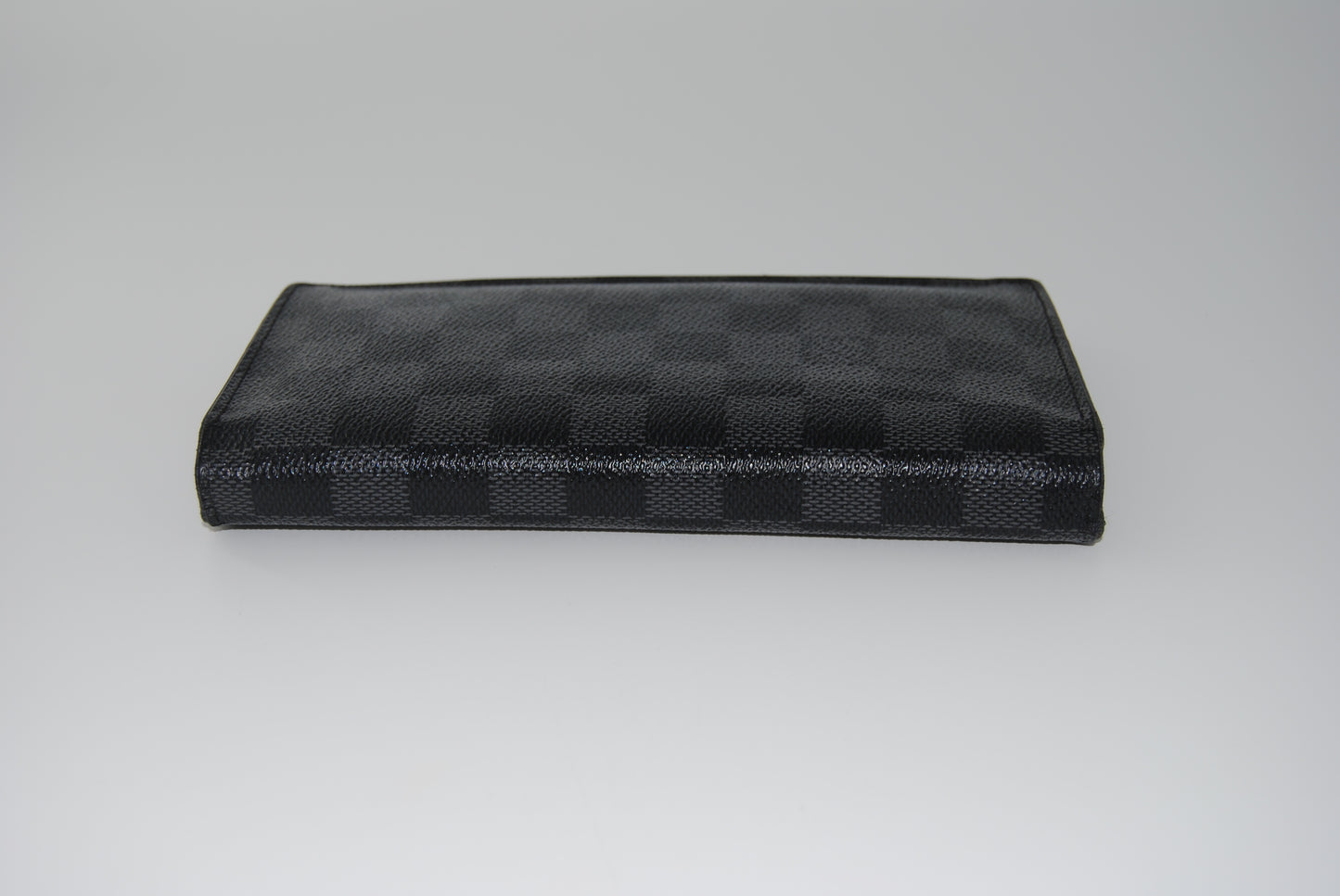 Louis Vuitton Portefeuille Brazza Long Wallet Damier Graphite Gray Black