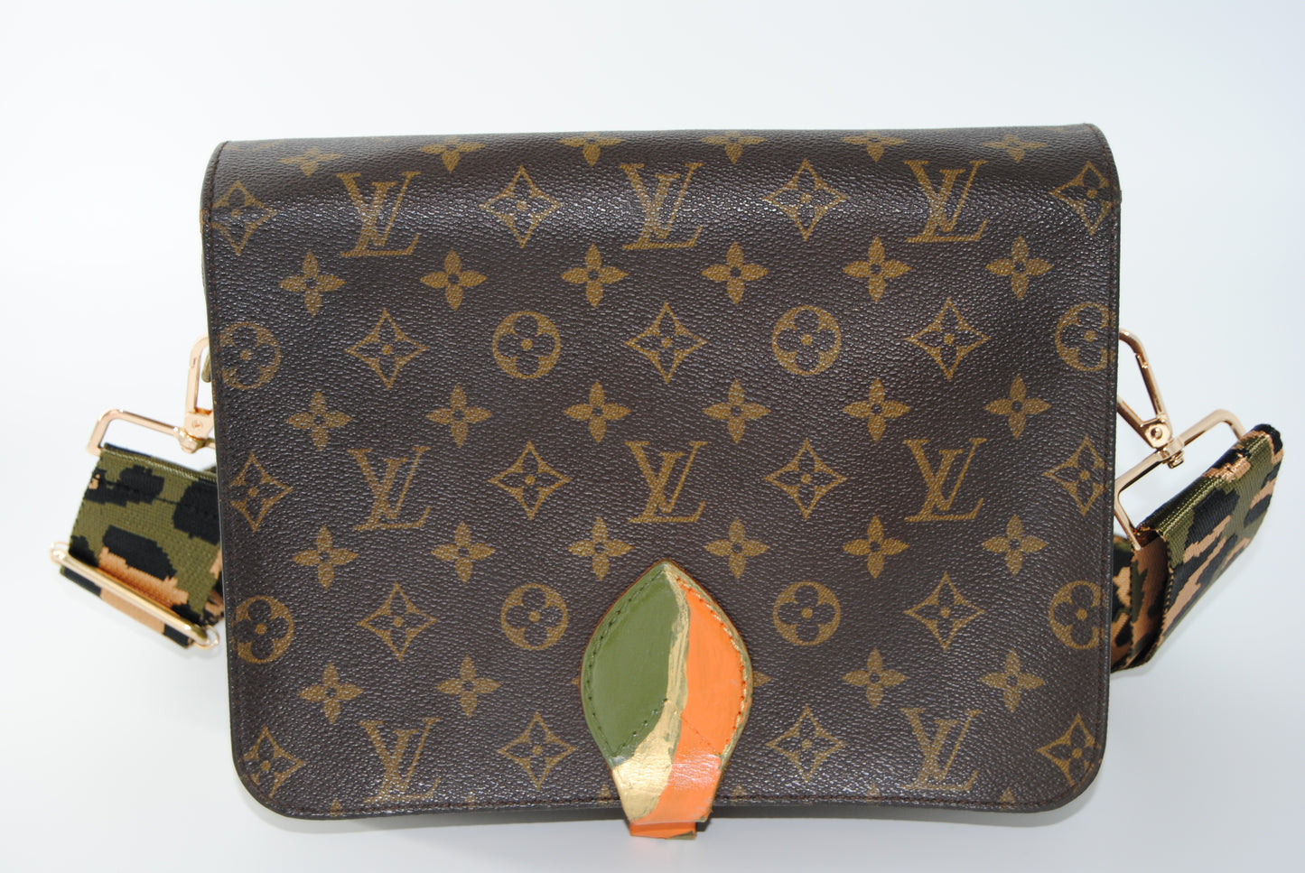 Louis Vuitton Cartouchiere Handbag Monogram Canvas GM