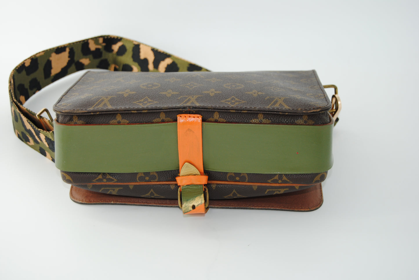 Louis Vuitton Cartouchiere Handbag Monogram Canvas GM
