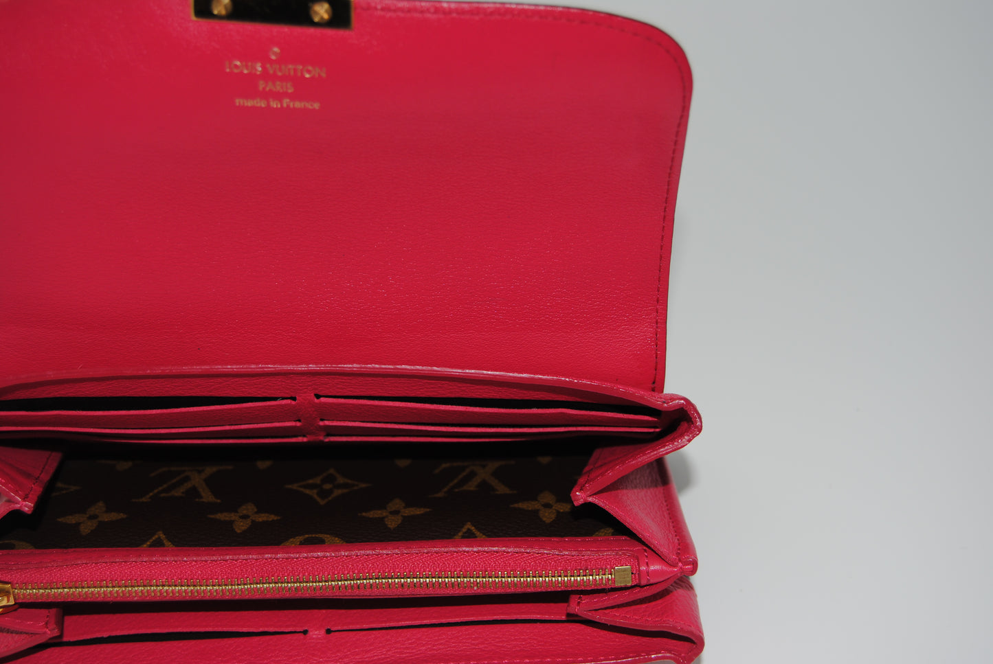 Louis Vuitton Monogram Elysee Wallet Pink