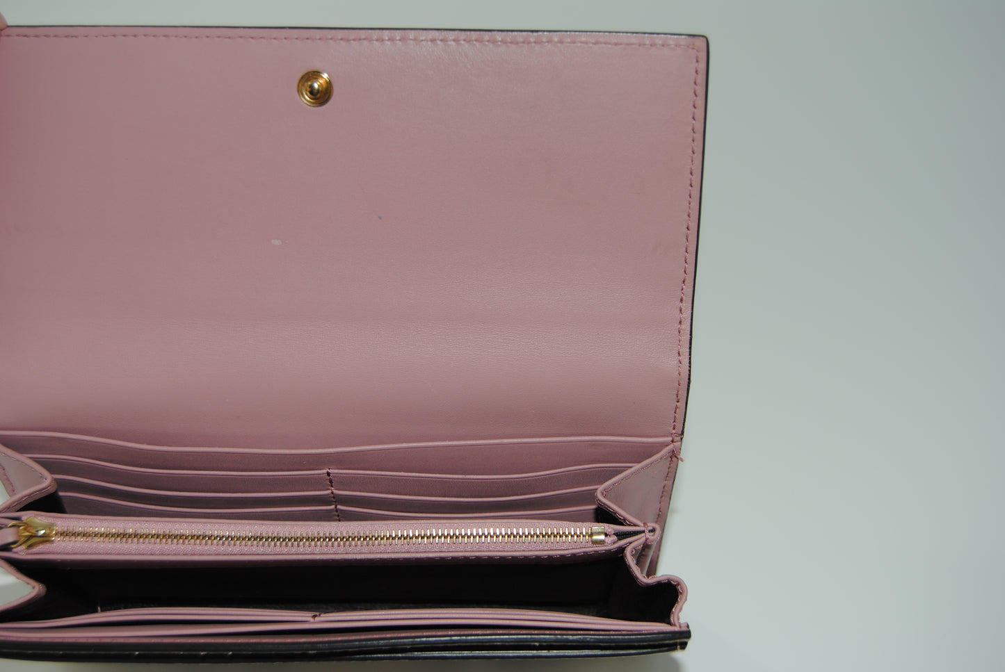 Gucci Bifold Long Wallet in Python, Gold and Blue