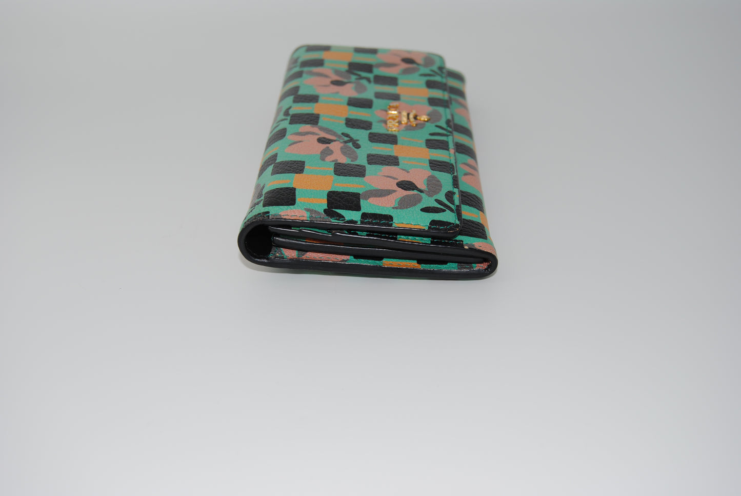 Prada 2000 Madras St Pense BIfold Long wallet