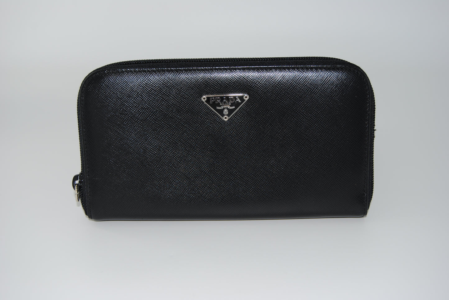 Prada Saffiano Leather Wallet Black