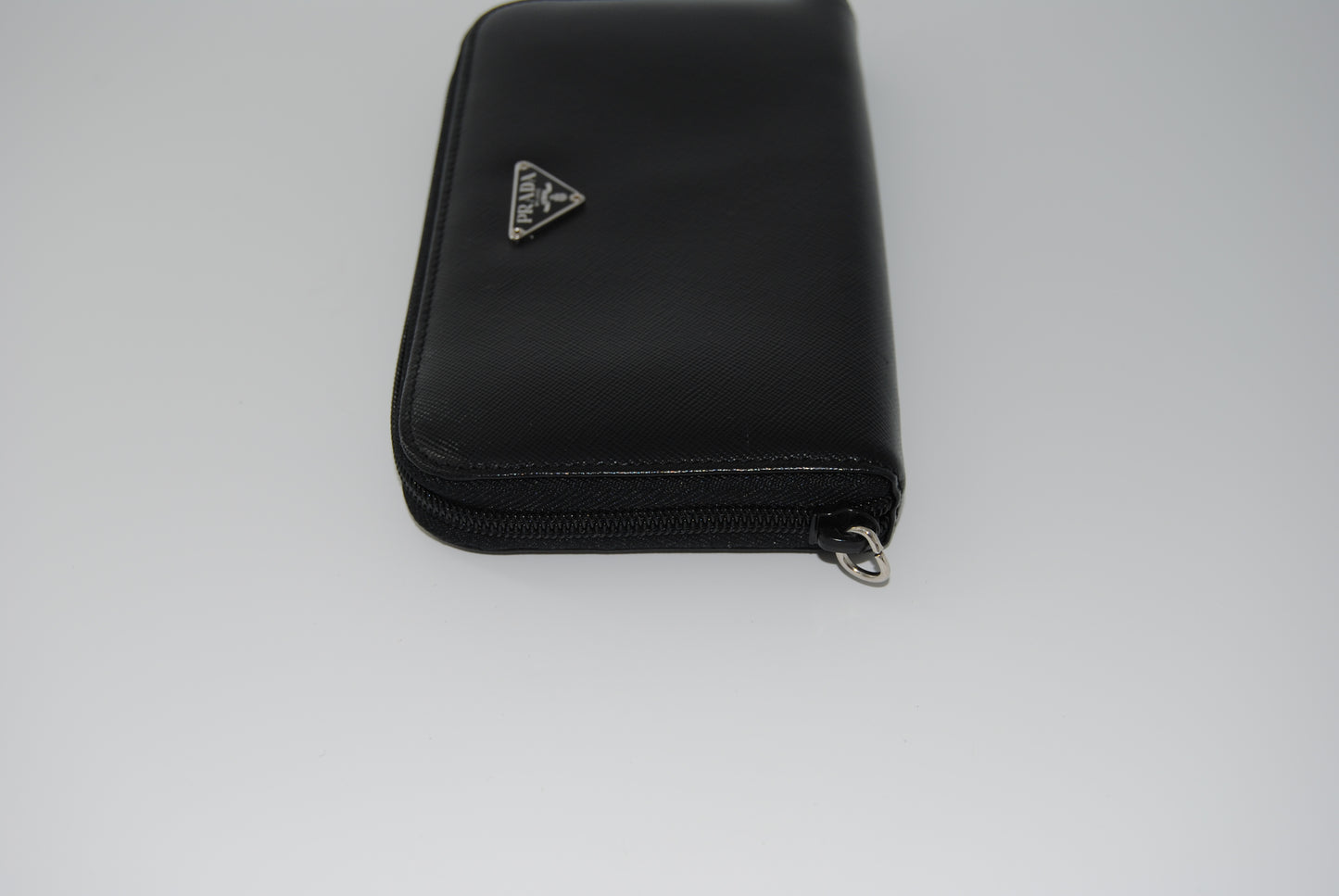 Prada Saffiano Leather Wallet Black