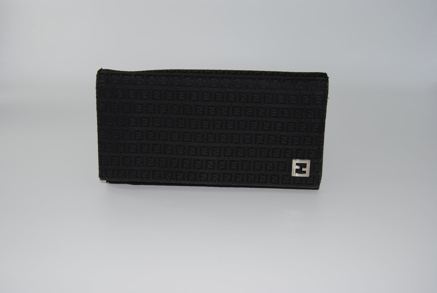 Fendi Canvas FF Nylon Wallet Black