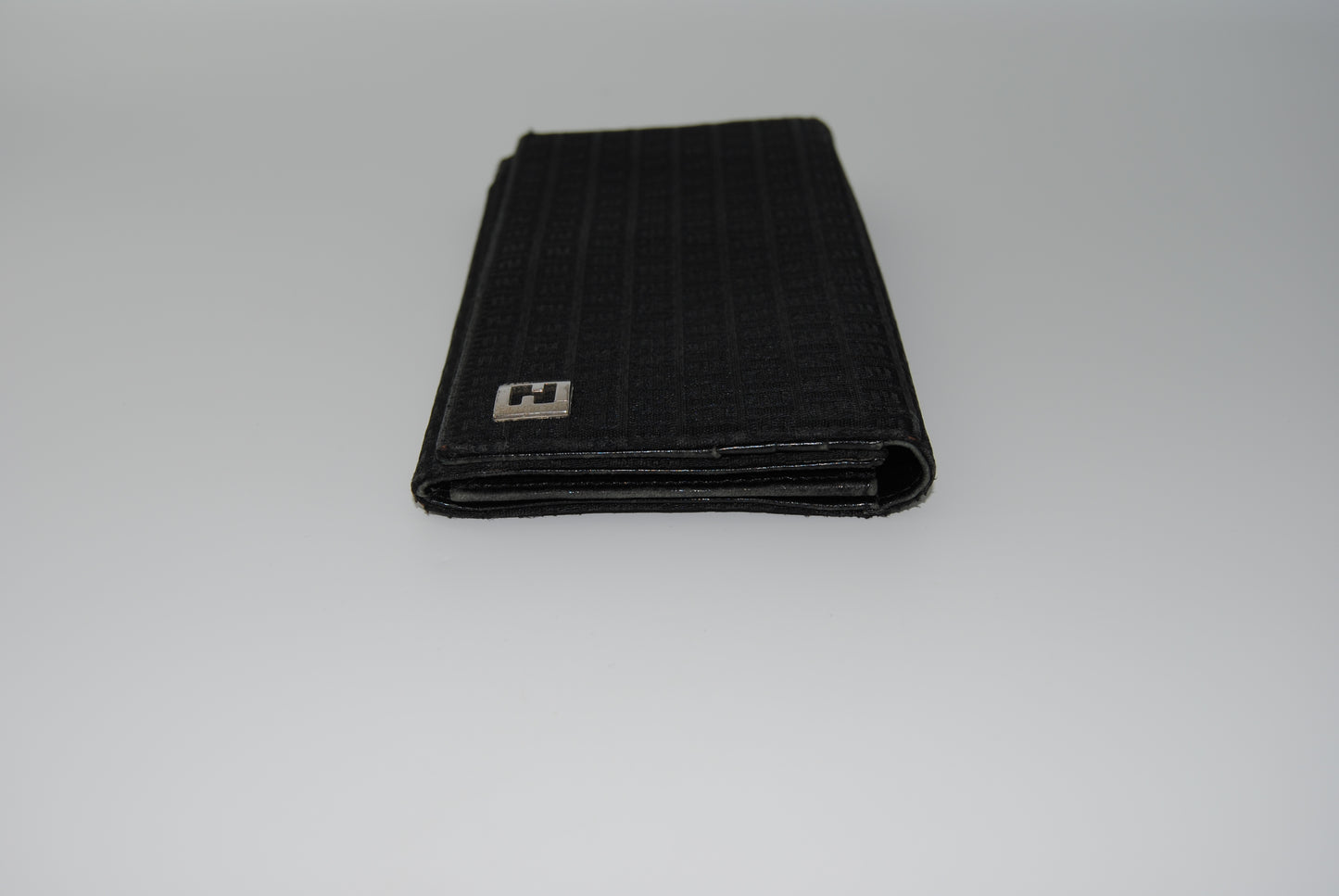 Fendi Canvas FF Nylon Wallet Black