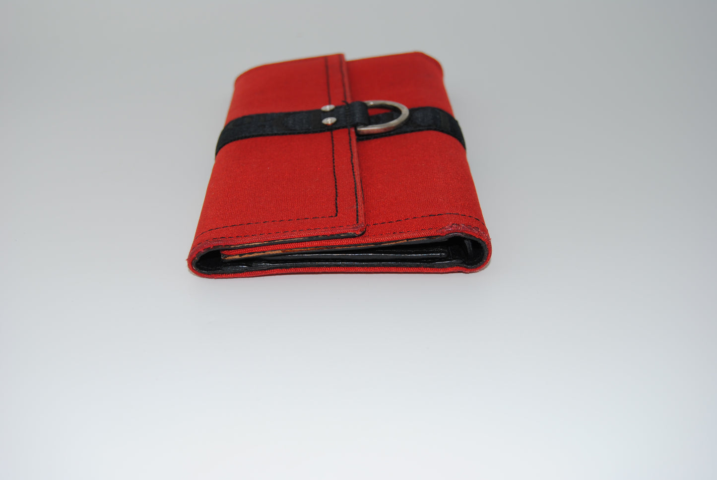Dior Vintage Red Cloth Wallet