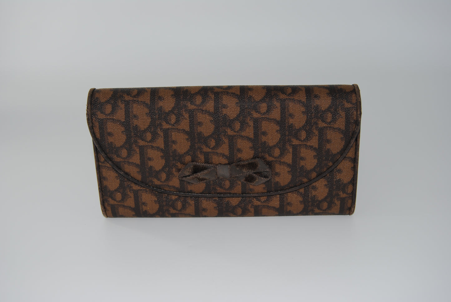 Dior Dark Brown Dionissimo Coated Wallet