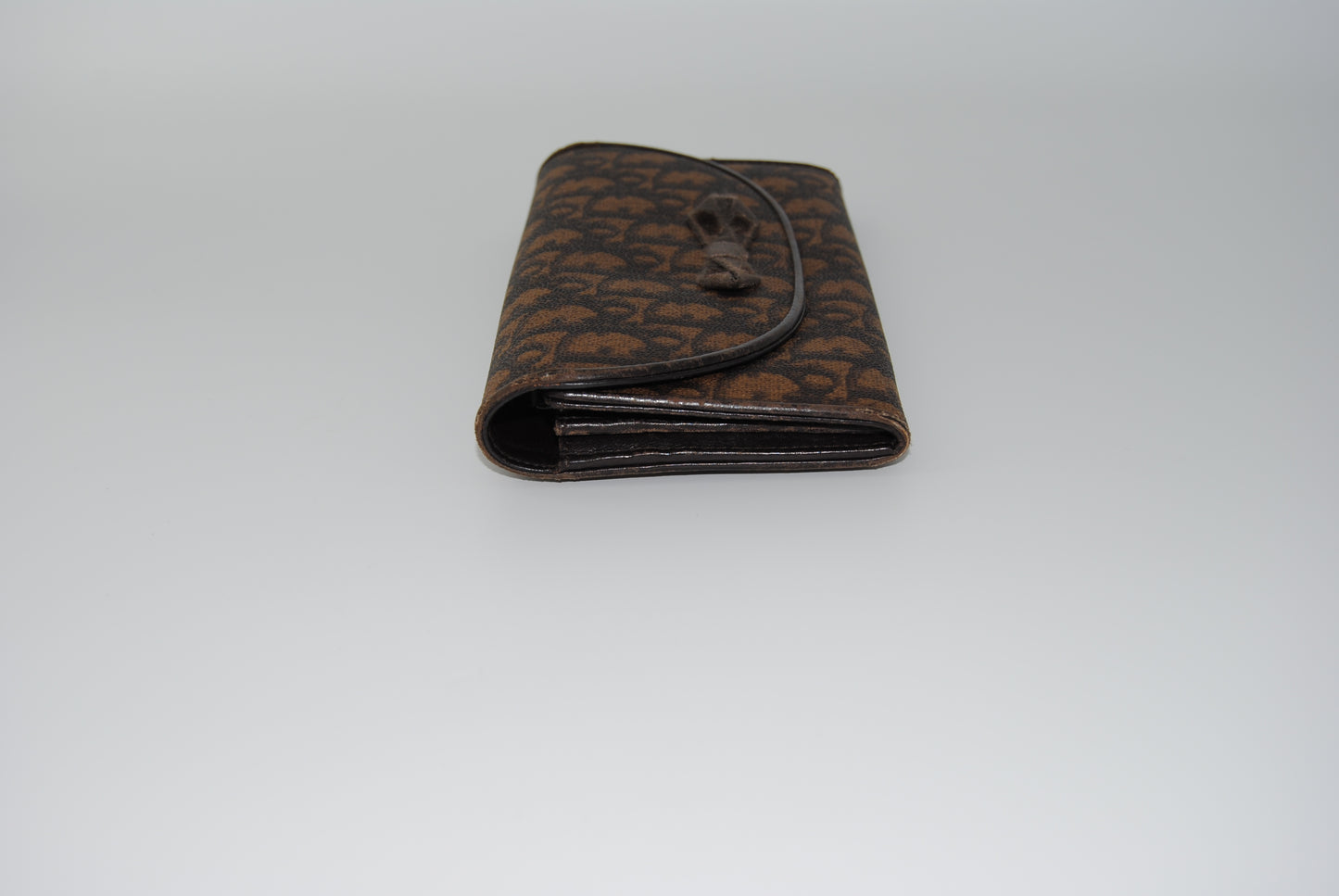 Dior Dark Brown Dionissimo Coated Wallet