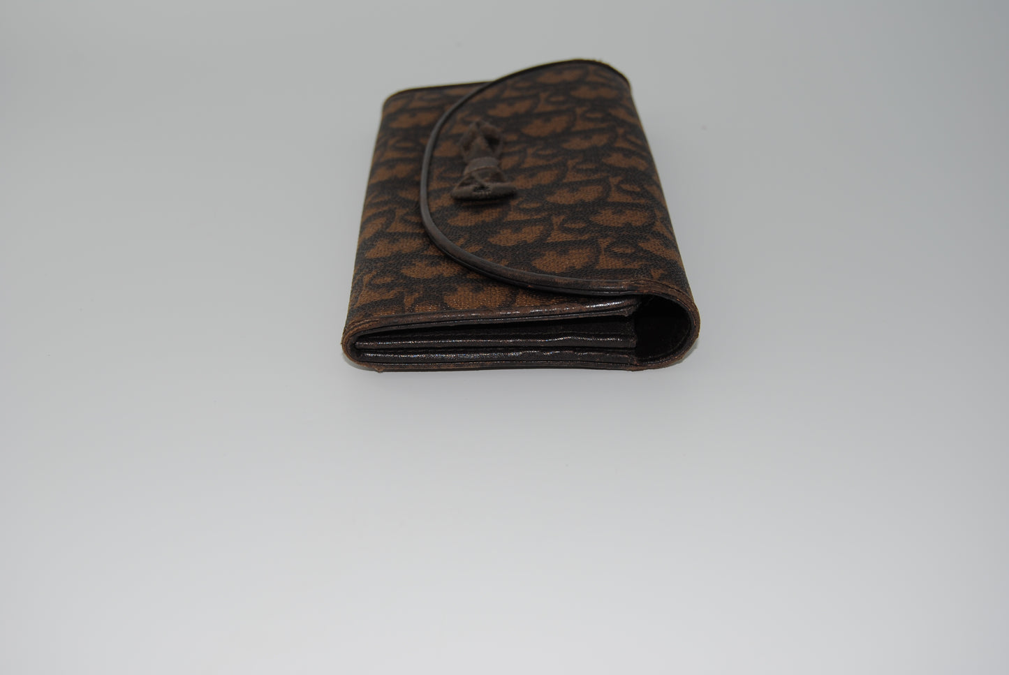 Dior Dark Brown Dionissimo Coated Wallet