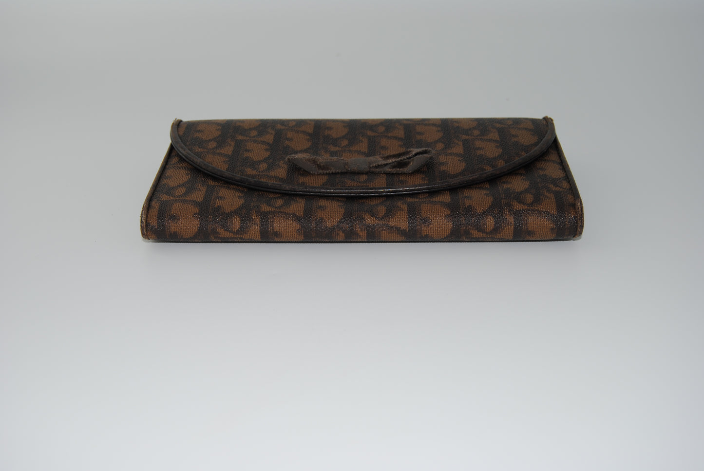 Dior Dark Brown Dionissimo Coated Wallet