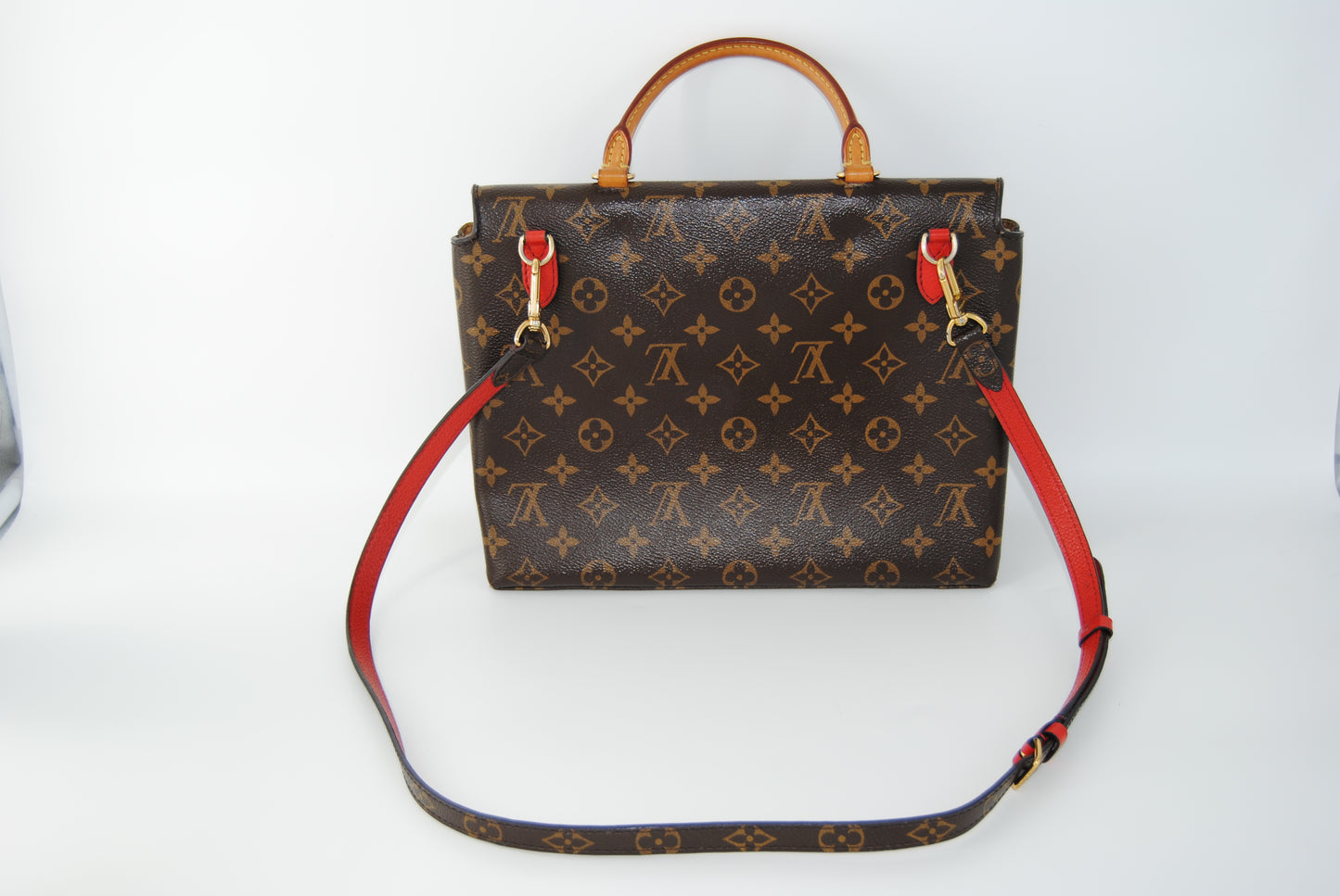 Monogram Canvas Marignan Brown and Red
