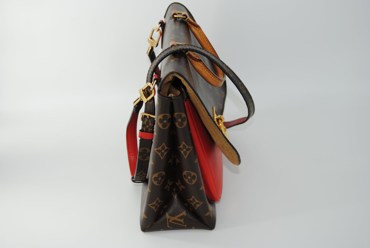 Monogram Canvas Marignan Brown and Red